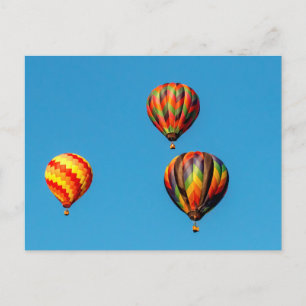 Heißluftballons Postkarte