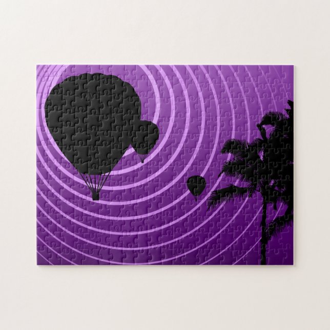 Heißluftballons Puzzle (Horizontal)