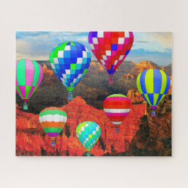 Heißluftballons über dem Grand Canyon Puzzle