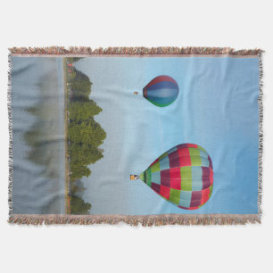 Heißluftballons über einem See, NZ Decke