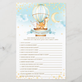 Heißluftballontiere, die Daddy Best Game kennen