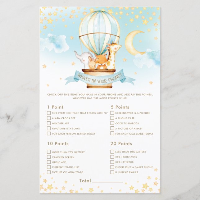 Heißluftballontiere Was ist in deinem Handyspiel? (Vorderseite)