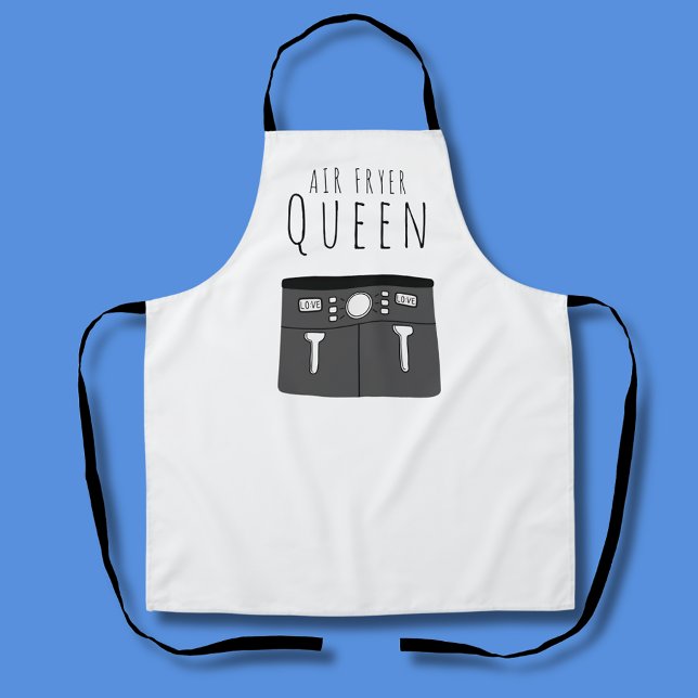 Heißluftfritteuse Königin Schürze ('Air Fryer Queen' kitchen apron)