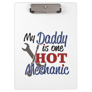 Heißmechanischer Vater Klemmbrett