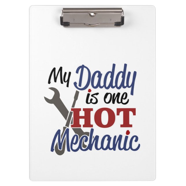 Heißmechanischer Vater Klemmbrett (Vorderseite)