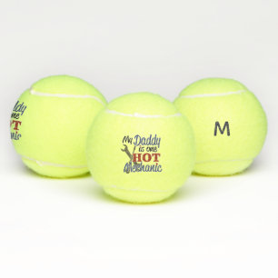 Heißmechanischer Vater Tennisbälle