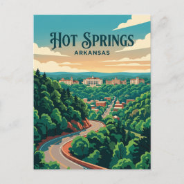 Heißquellen USA Postkarte