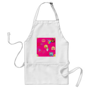 heißrosa Emoji Schürze