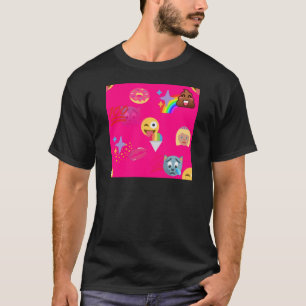 heißrosa Emoji T-Shirt