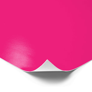 Heißrosa Hochzeit Fette Einfarbig Einladung Poster
