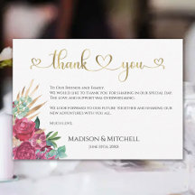 Heißrosa Magenta Florales Elegantes Gold Schrift H