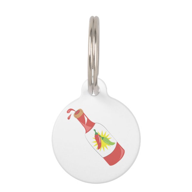 Heißsauce Haustiermarke (Vorderseite)