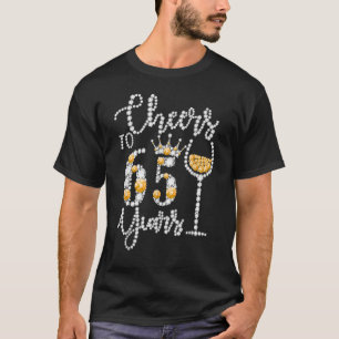 Heißt bis 65 Jahre altes Glück 65. GeburtstagskKön T-Shirt
