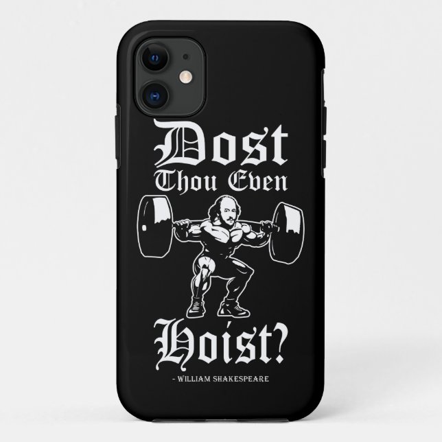 Heißt du überhaupt? - Funny Novelty Shakespeare Case-Mate iPhone Hülle (Rückseite)