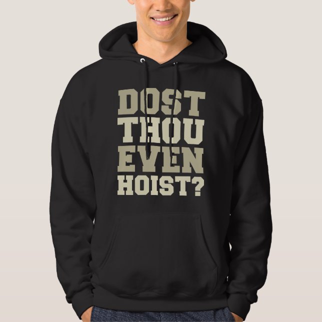 Heißt du überhaupt? hoodie (Vorderseite)