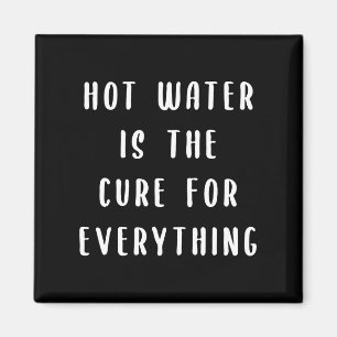 Heisswasser ist für alles Heilmittel Magnet