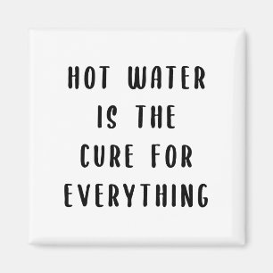 Heisswasser ist für alles Heilmittel Magnet