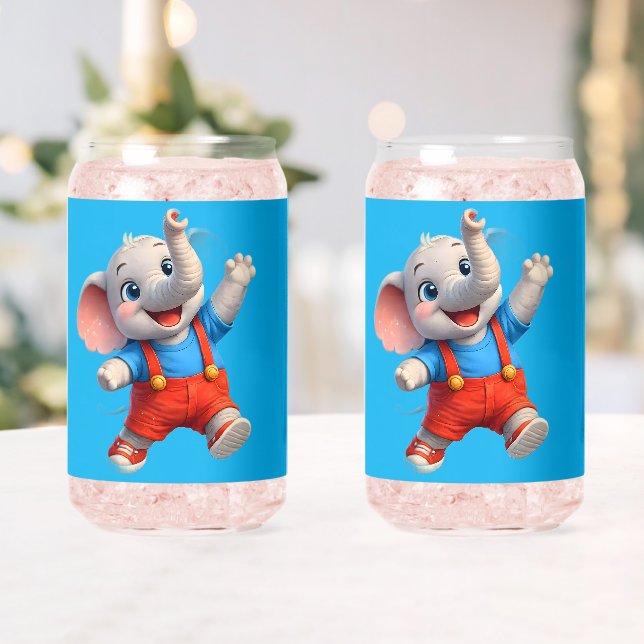 Heiteres blaues Glas-Konzept Dosenglas (Insitu (Hochzeit))