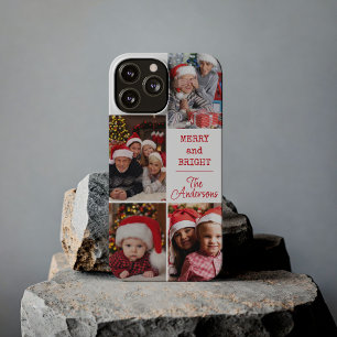 Heiteres Weihnachten Custom Foto Collage Case-Mate iPhone Hülle