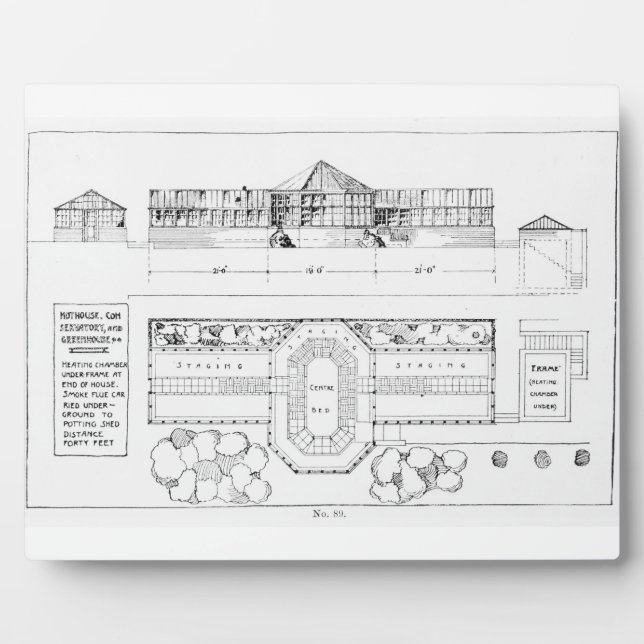 Heizanlage für ein Haus, einen Wintergarten und ei Fotoplatte (Vorderseite)