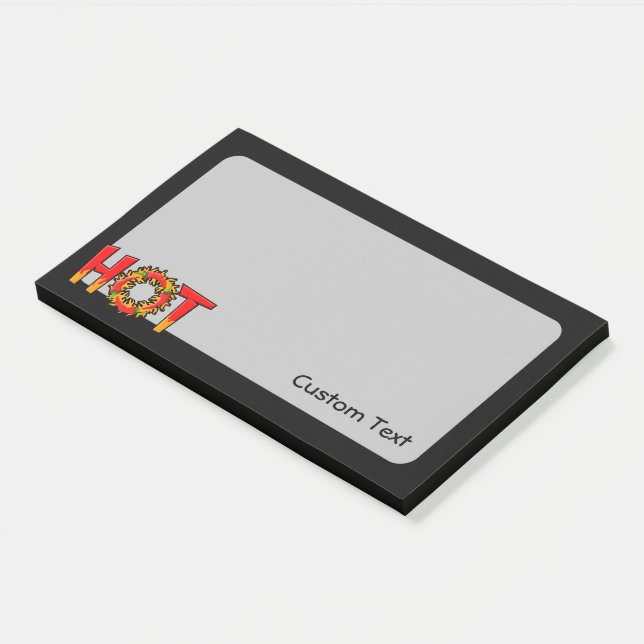 HEIZEN POST-IT KLEBEZETTEL (angewinkelt)