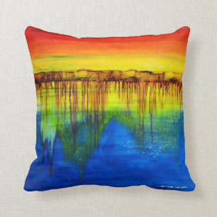 HEIZFARBEN ART THERAPIE PILLOW, 2 verschiedene Sei Kissen