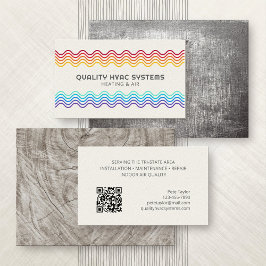 Heizklimaanlage Reparatur HVAC Visitenkarte