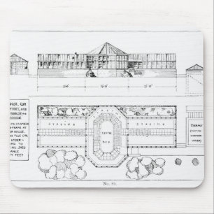 Heizsystem für ein Treibhaus, ein Konservatorium Mousepad