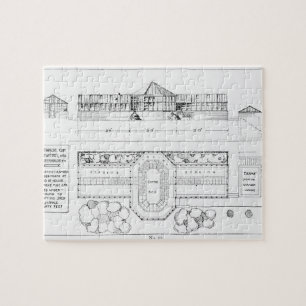 Heizsystem für ein Treibhaus, ein Konservatorium Puzzle