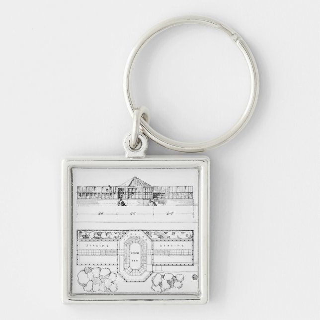 Heizsystem für ein Treibhaus, ein Konservatorium Schlüsselanhänger (Vorne)