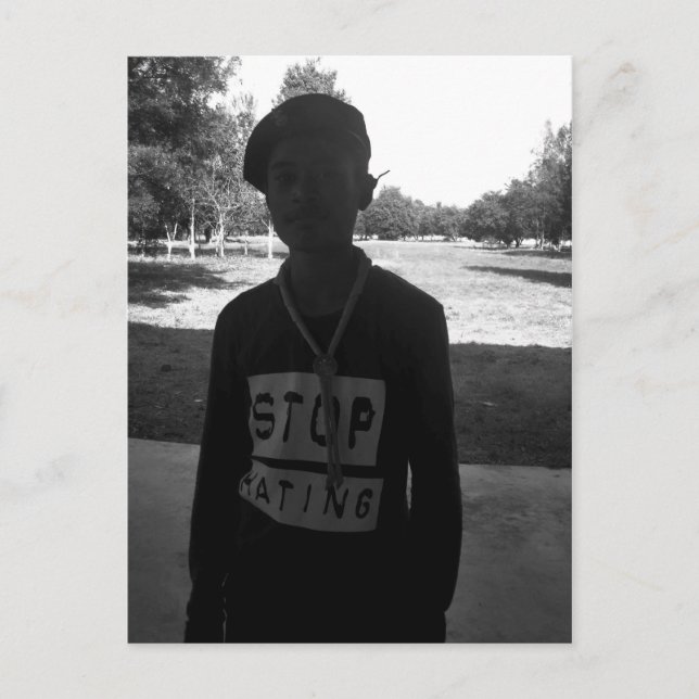 HEIZUNG AUFHEBEN Postkarte (Vorderseite)