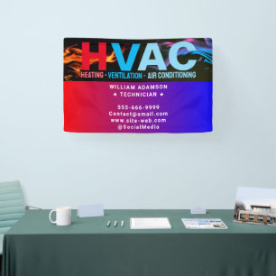 Heizung & Kühlung & Klimaanlage Moderne HVAC Banner