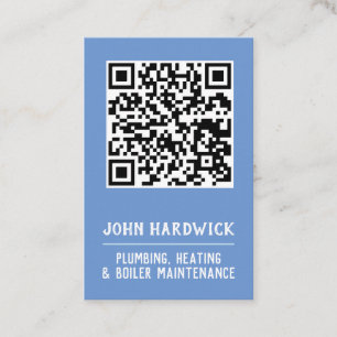 Heizung, Rohrleitungen und Wartung von Boilern QR- Visitenkarte