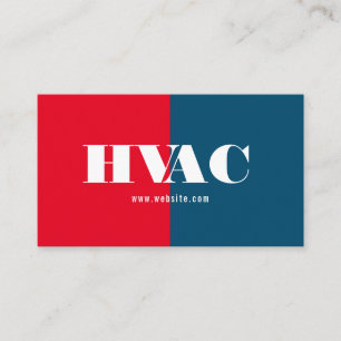 Heizung und Kühlung , Klimaanlage HVAC-Geschäft Visitenkarte