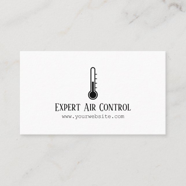 Heizung und Kühlung , Klimaanlage HVAC-Geschäft Visitenkarte (Vorderseite)