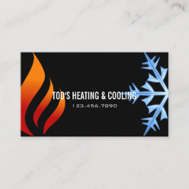 Heizung und Kühlung, Klimaanlage HVAC Visitenkarte