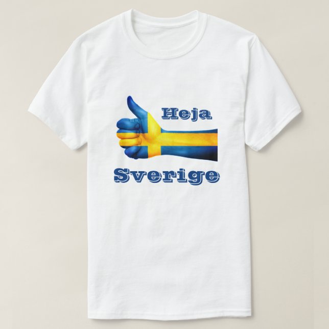 Heja Sverige T-Shirt (Design vorne)