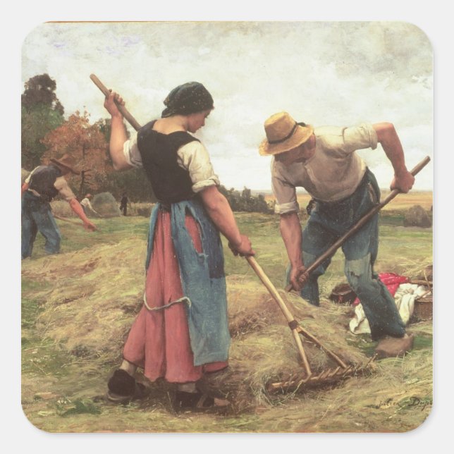 Hejmaking, 1880 quadratischer aufkleber (Vorderseite)