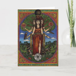 Hekate der Göttin (Bild und Synbole) 001 t, Gesche Karte