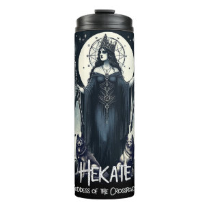 Hekate Goddess of the Crossroads Ghosted Spirits Thermosbecher