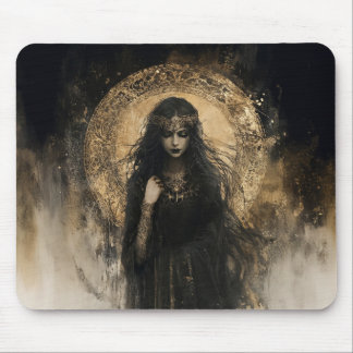 Hekate Göttin der Hexerei Triple Moon Goddess 4 Mousepad
