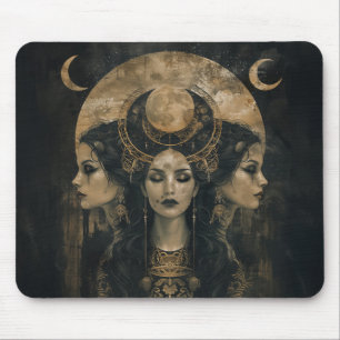 Hekate, Göttin der Hexerei, Triple-Moon-Göttin Mousepad