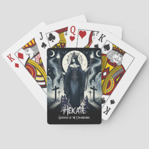 Hekate Göttin der Kreuzwege Geisterhafte Geister Spielkarten