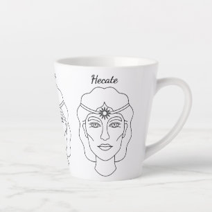Hekate wickanische Göttin der Hexerei und Magie Milchtasse