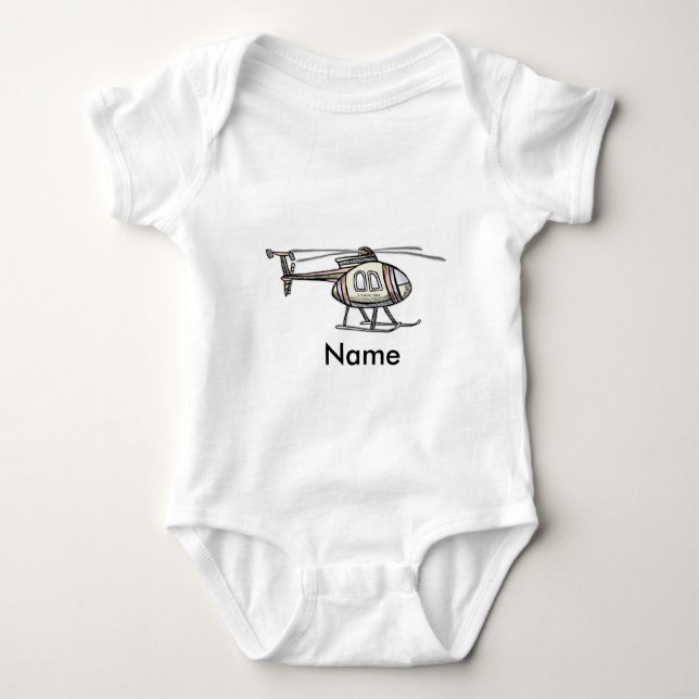 Hektic Helicopter Baby Romper Baby Strampler (Vorderseite)