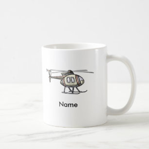 Hektische Helikopter-individuelle Name-Tasse Tasse