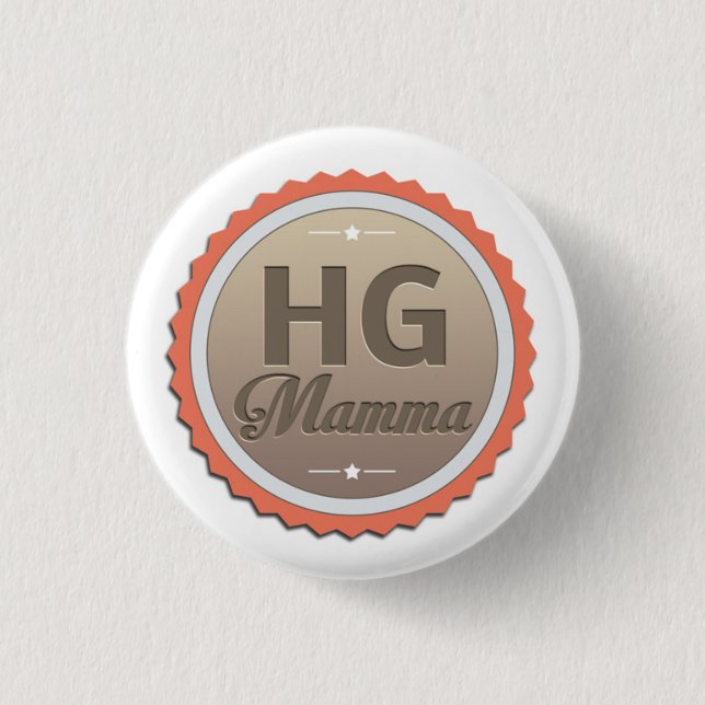 Hektogrammmamma Button (Vorderseite)