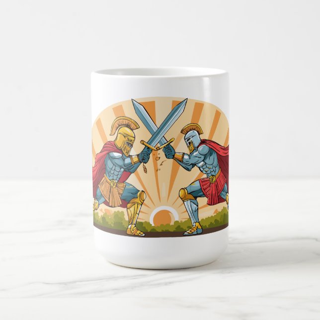 Hektor und Achilles Kaffeetasse (Mittel)