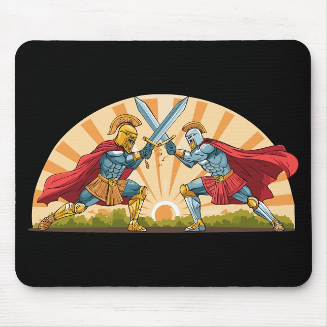 Hektor und Achilles Mousepad (Vorne)