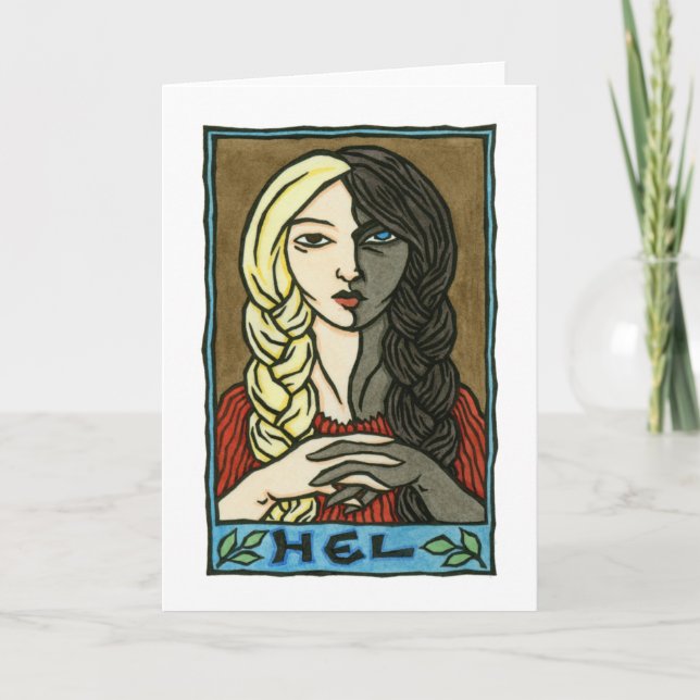 Hel Greeting Card Karte (Vorderseite)